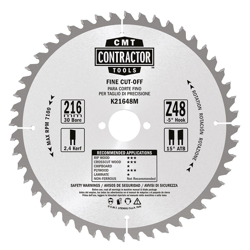 K1-2 Lames circulaires Contractor - Masterpack K CONTRACTOR®