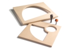 Router bit, collet and templates.- product picture