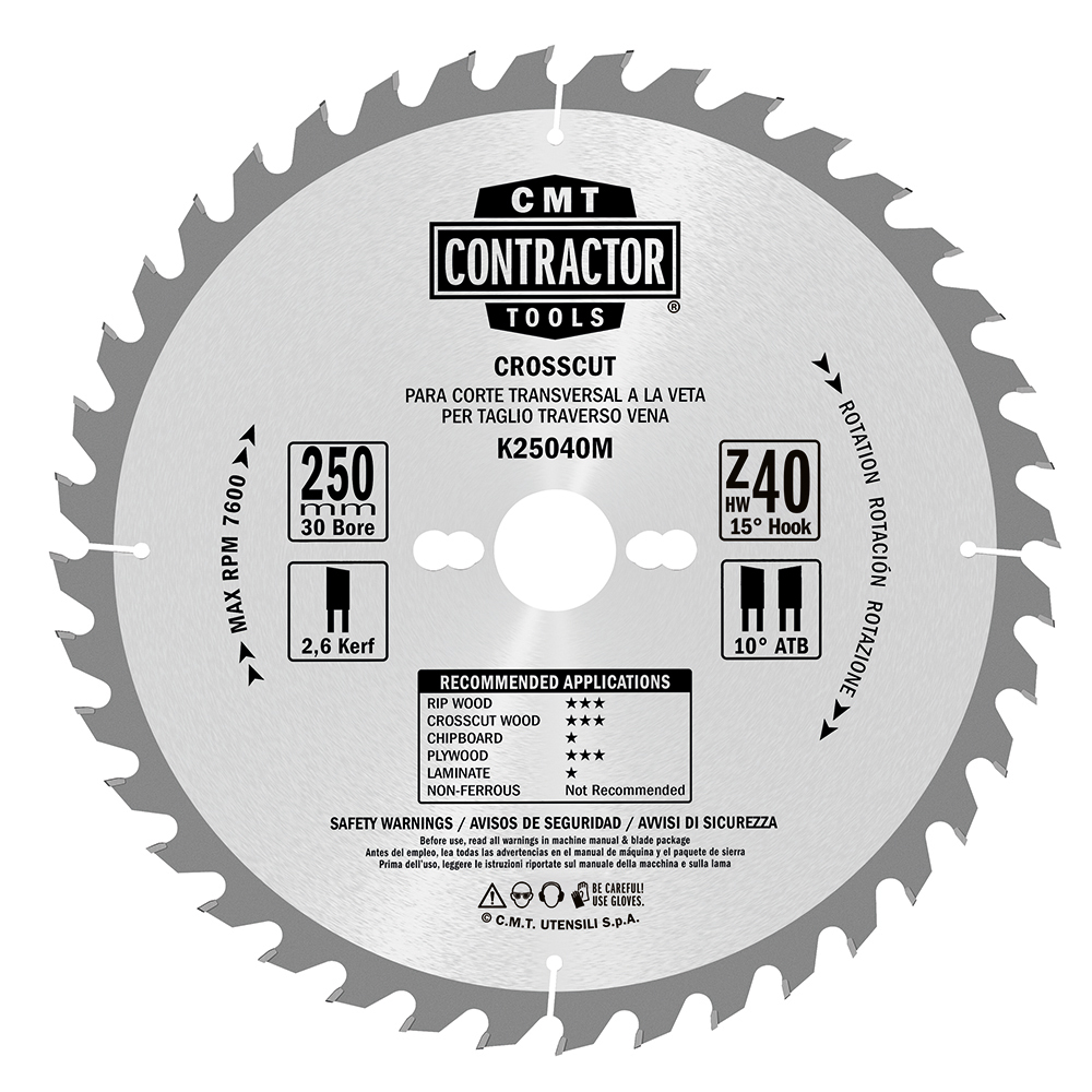 Lames circulaires Contractor  Combo pack K CONTRACTOR®