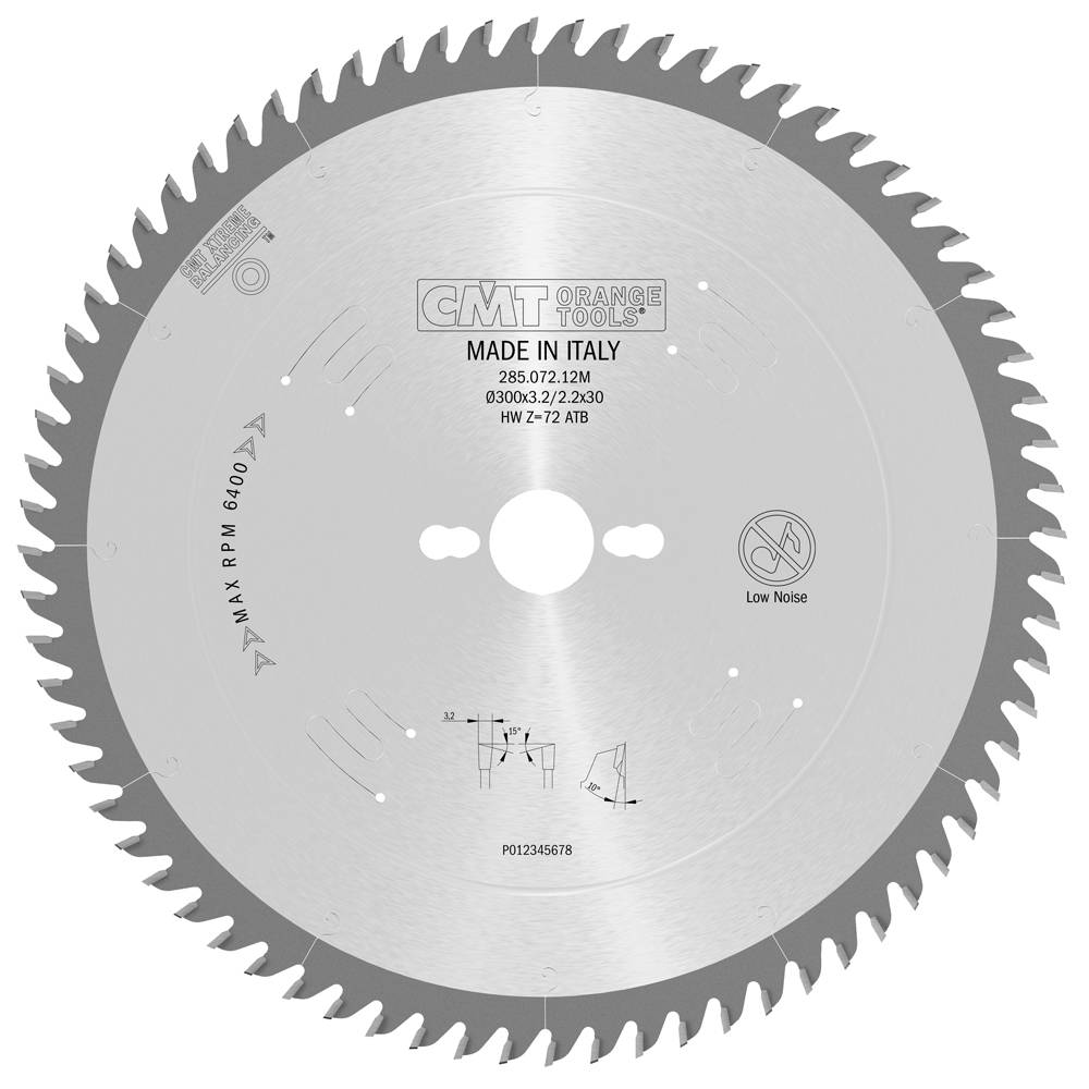 Industrial rip &amp; crosscut circular saw blades