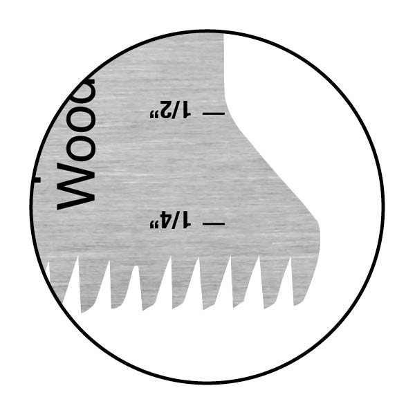 65mm (2-9/16&quot;&quot;) Precision Cut, for Wood