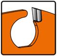 GEOMETRÍA DEL DIENTE EXCLUSIVA Sierra circular de CMT Orange Tools
